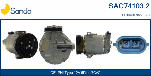 Compressore, climatizzatore SANDO SAC74103.2