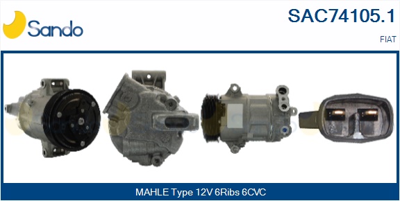 Compressore, climatizzatore SANDO SAC74105.1