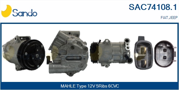 Compressore, climatizzatore SANDO SAC74108.1