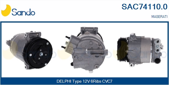 Compressore, climatizzatore SANDO SAC74110.0