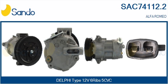 Compressore, climatizzatore SANDO SAC74112.2