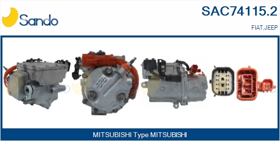 Compressore, climatizzatore SANDO SAC74115.2