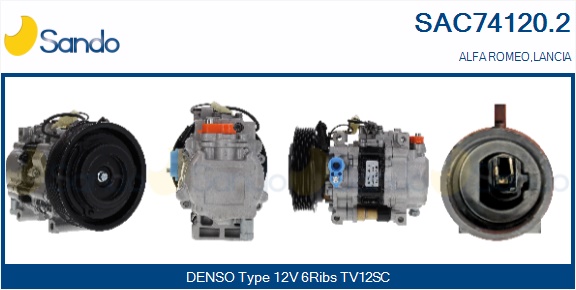 Compressore, climatizzatore SANDO SAC74120.2
