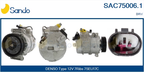 Compressore, climatizzatore SANDO SAC75006.1