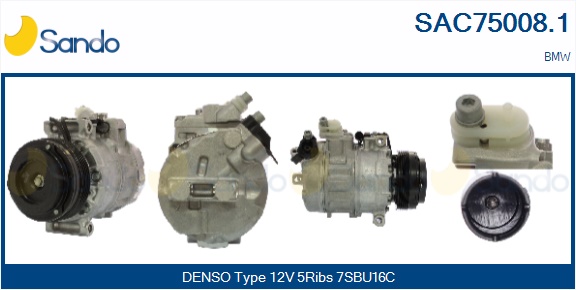 Compressore, climatizzatore SANDO SAC75008.1
