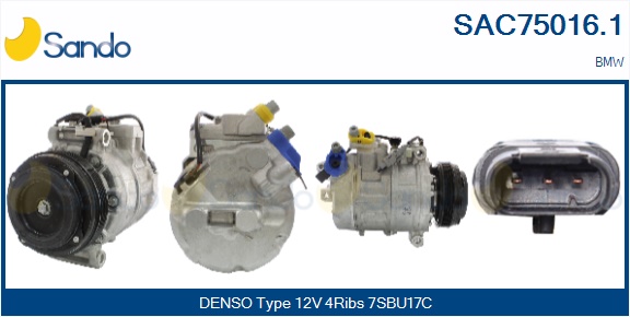 Compressore, climatizzatore SANDO SAC75016.1
