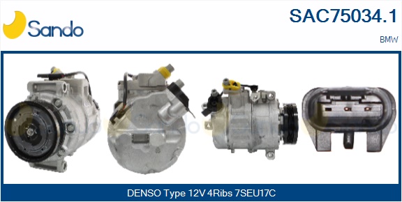 Compressore, climatizzatore SANDO SAC75034.1