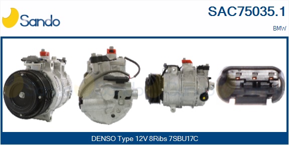 Compressore, climatizzatore SANDO SAC75035.1