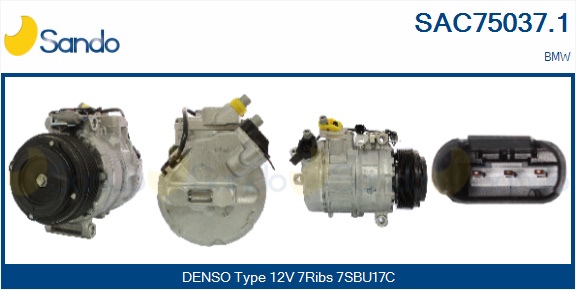 Compressore, climatizzatore SANDO SAC75037.1