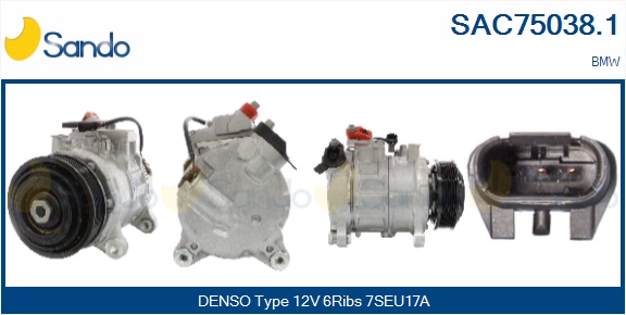 Compressore, climatizzatore SANDO SAC75038.1