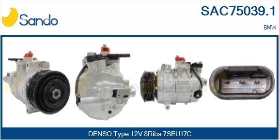 Compressore, climatizzatore SANDO SAC75039.1