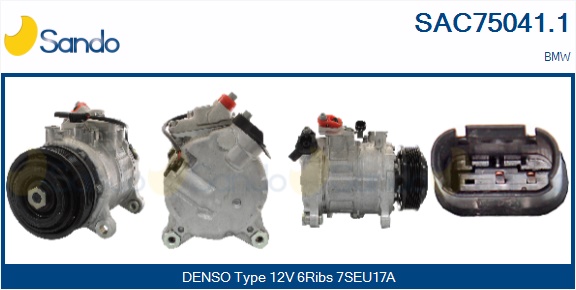 Compressore, climatizzatore SANDO SAC75041.1