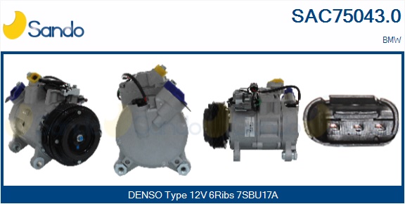 Compressore, climatizzatore SANDO SAC75043.0