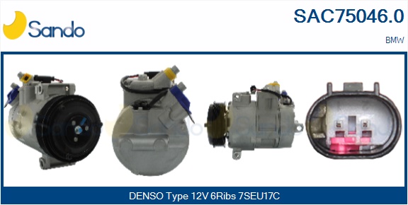 Compressore, climatizzatore SANDO SAC75046.0