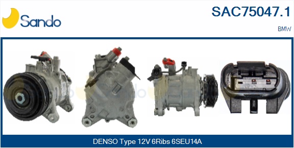 Compressore, climatizzatore SANDO SAC75047.1