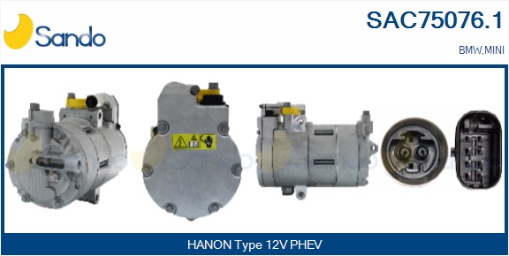 Compressore, climatizzatore SANDO SAC75076.1
