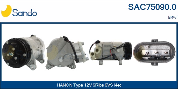 Compressore, climatizzatore SANDO SAC75090.0