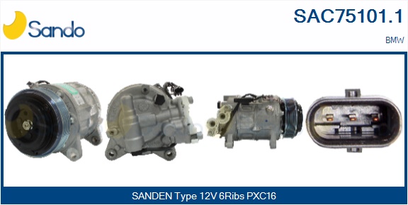 Compressore, climatizzatore SANDO SAC75101.1