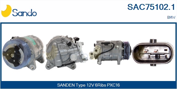 Compressore, climatizzatore SANDO SAC75102.1