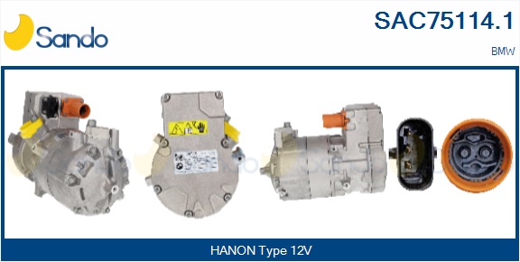 Compressore, climatizzatore SANDO SAC75114.1