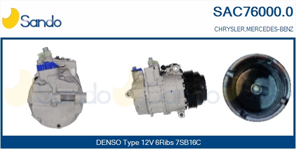 Compressore, climatizzatore SANDO SAC76000.0