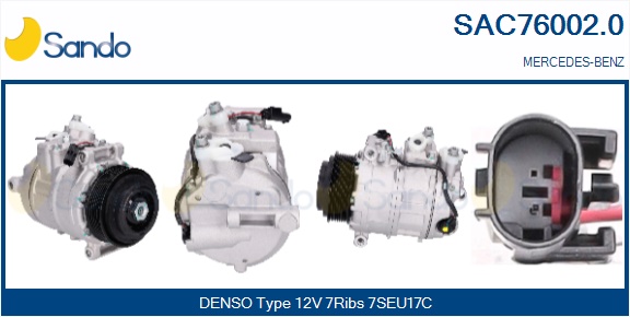 Compressore, climatizzatore SANDO SAC76002.0