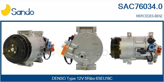 Compressore, climatizzatore SANDO SAC76034.0