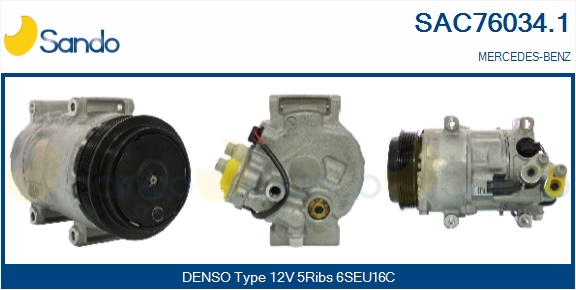 Compressore, climatizzatore SANDO SAC76034.1