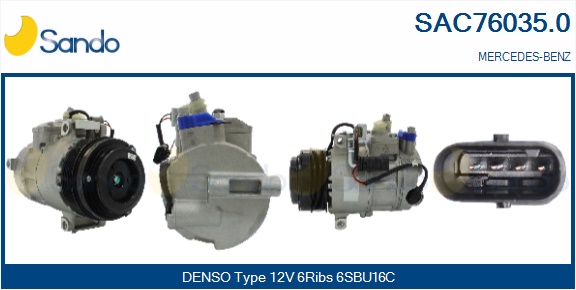 Compressore, climatizzatore SANDO SAC76035.0