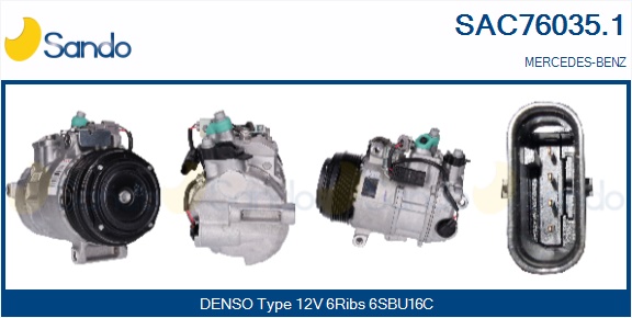 Compressore, climatizzatore SANDO SAC76035.1