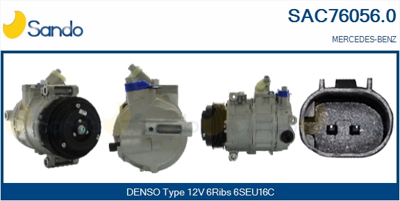 Compressore, climatizzatore SANDO SAC76056.0