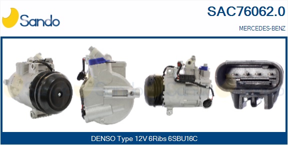 Compressore, climatizzatore SANDO SAC76062.0