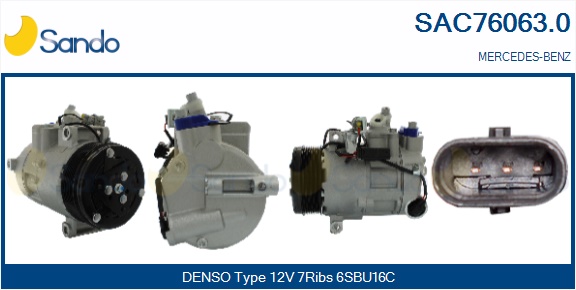 Compressore, climatizzatore SANDO SAC76063.0