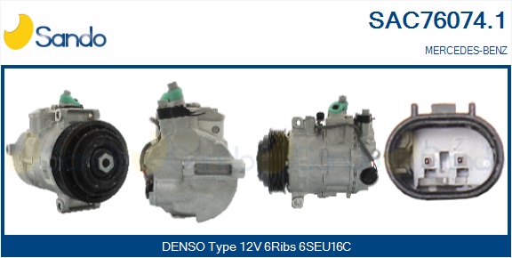 Compressore, climatizzatore SANDO SAC76074.1