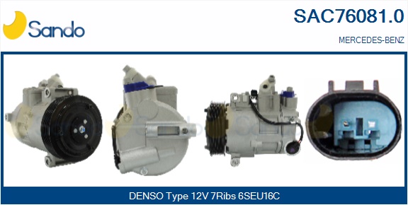 Compressore, climatizzatore SANDO SAC76081.0