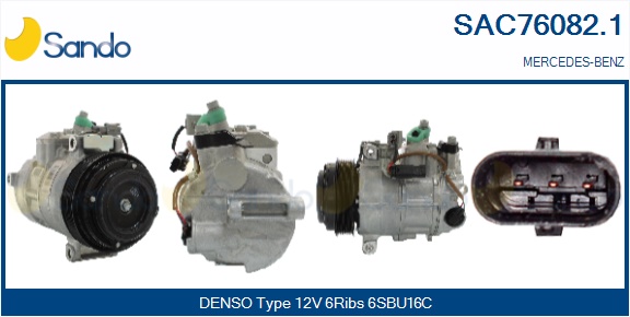 Compressore, climatizzatore SANDO SAC76082.1