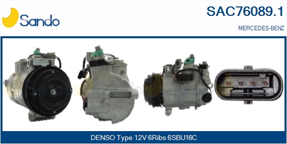 Compressore, climatizzatore SANDO SAC76089.1