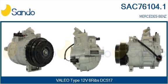 Compressore, climatizzatore SANDO SAC76104.1