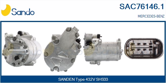 Compressore, climatizzatore SANDO SAC76146.1