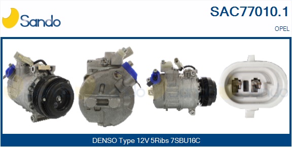 Compressore, climatizzatore SANDO SAC77010.1