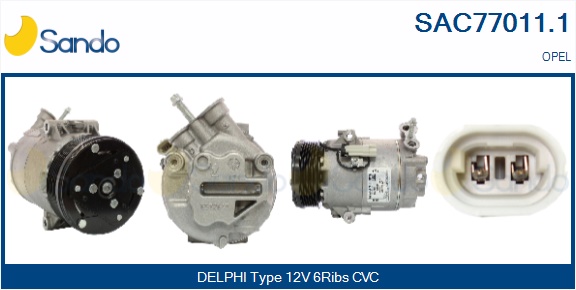 Compressore, climatizzatore SANDO SAC77011.1