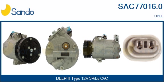 Compressore, climatizzatore SANDO SAC77016.0