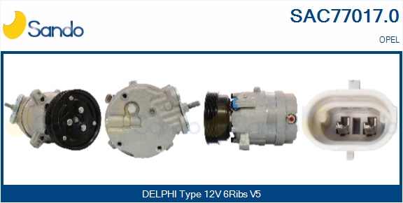Compressore, climatizzatore SANDO SAC77017.0
