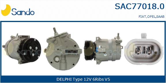 SANDO COMPRESSORE A/C GM