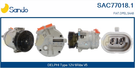 Compressore, climatizzatore SANDO SAC77018.1