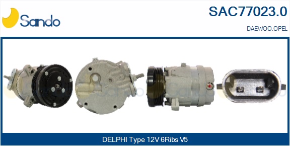 Compressore, climatizzatore SANDO SAC77023.0