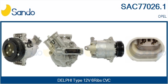 Compressore, climatizzatore SANDO SAC77026.1
