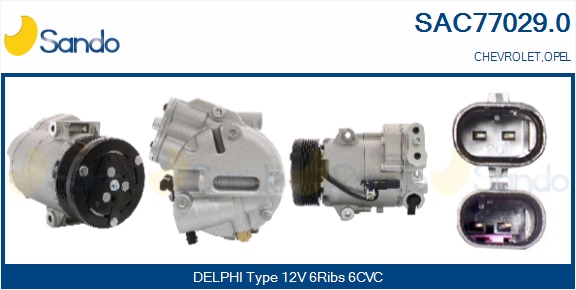Compressore, climatizzatore SANDO SAC77029.0