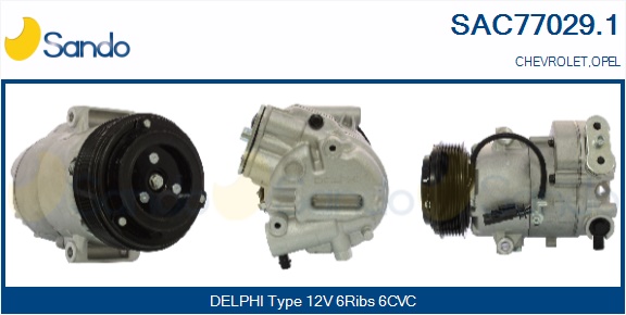 Compressore, climatizzatore SANDO SAC77029.1