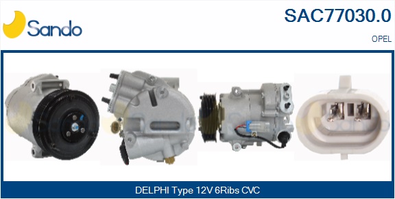 Compressore, climatizzatore SANDO SAC77030.0
